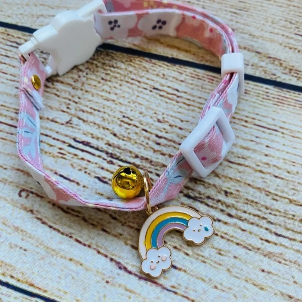 🌈 Rainbow Cloud ☁️ Cat Collar